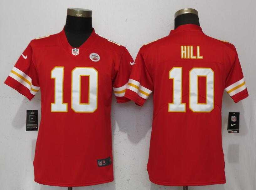 Women Nike Chiefs 10 Tyreek Hill Red Vapor Untouchable Limited Jersey,We sell and wholesale Women Nike Chiefs 10 Tyreek Hill Red Vapor Untouchable Limited Jersey on line form chian!